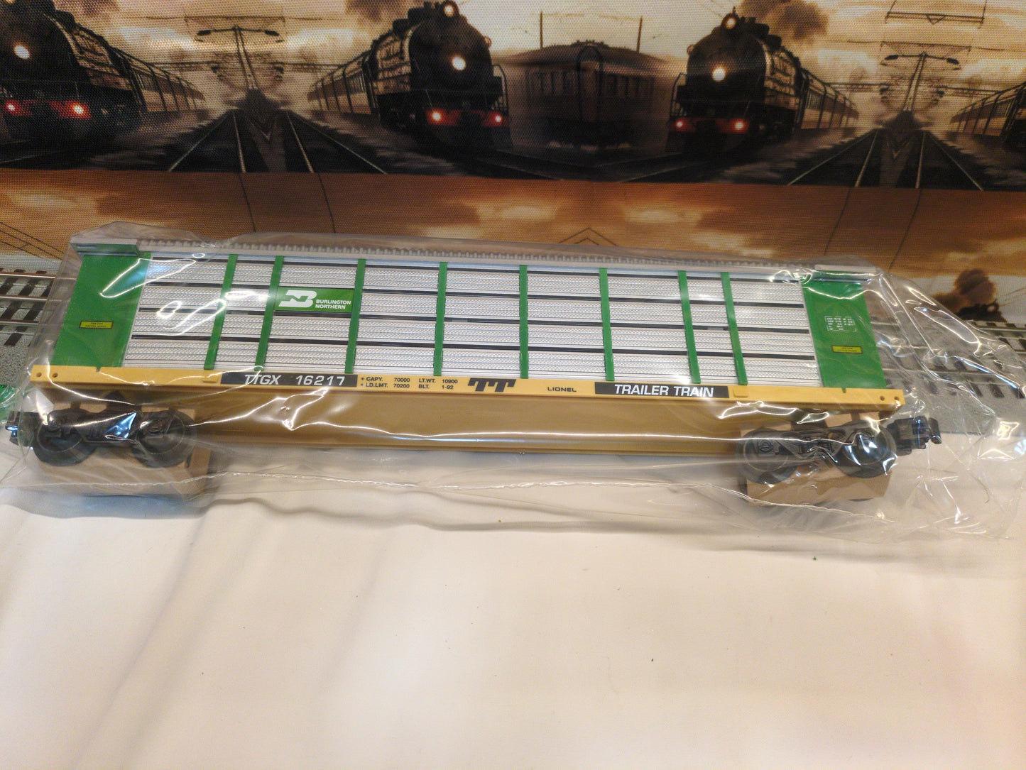 Lionel Burlington Northern Auto Carrier 6-16217