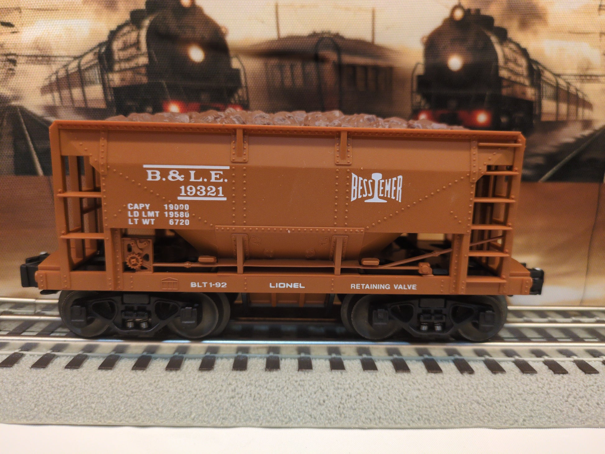 Lionel Bessemer & Lake Erie Ore Car 6-19321
