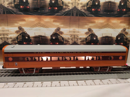 Lionel Milwaukee Road Hiawatha Skytop 15" Aluminum Passenger Car Set 6-19184 FREE SHIPPING!