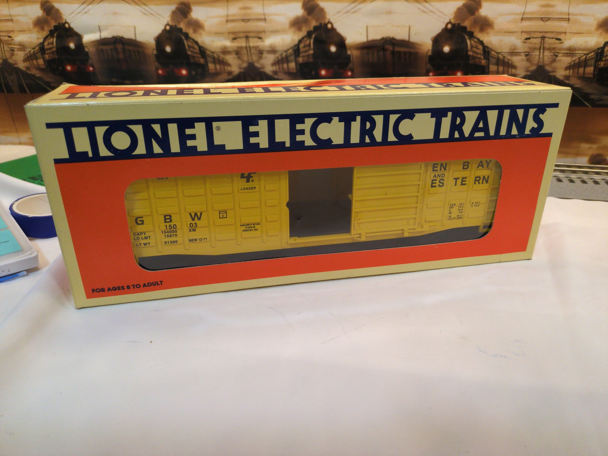 Lionel Green Bay & Western Boxcar 6-15003