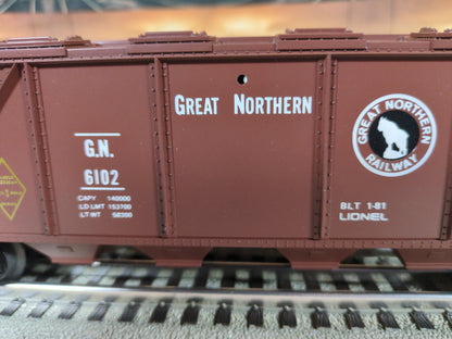 Lionel Great Northern 4-Bay Covered Hopper EX/Box 6-6102
