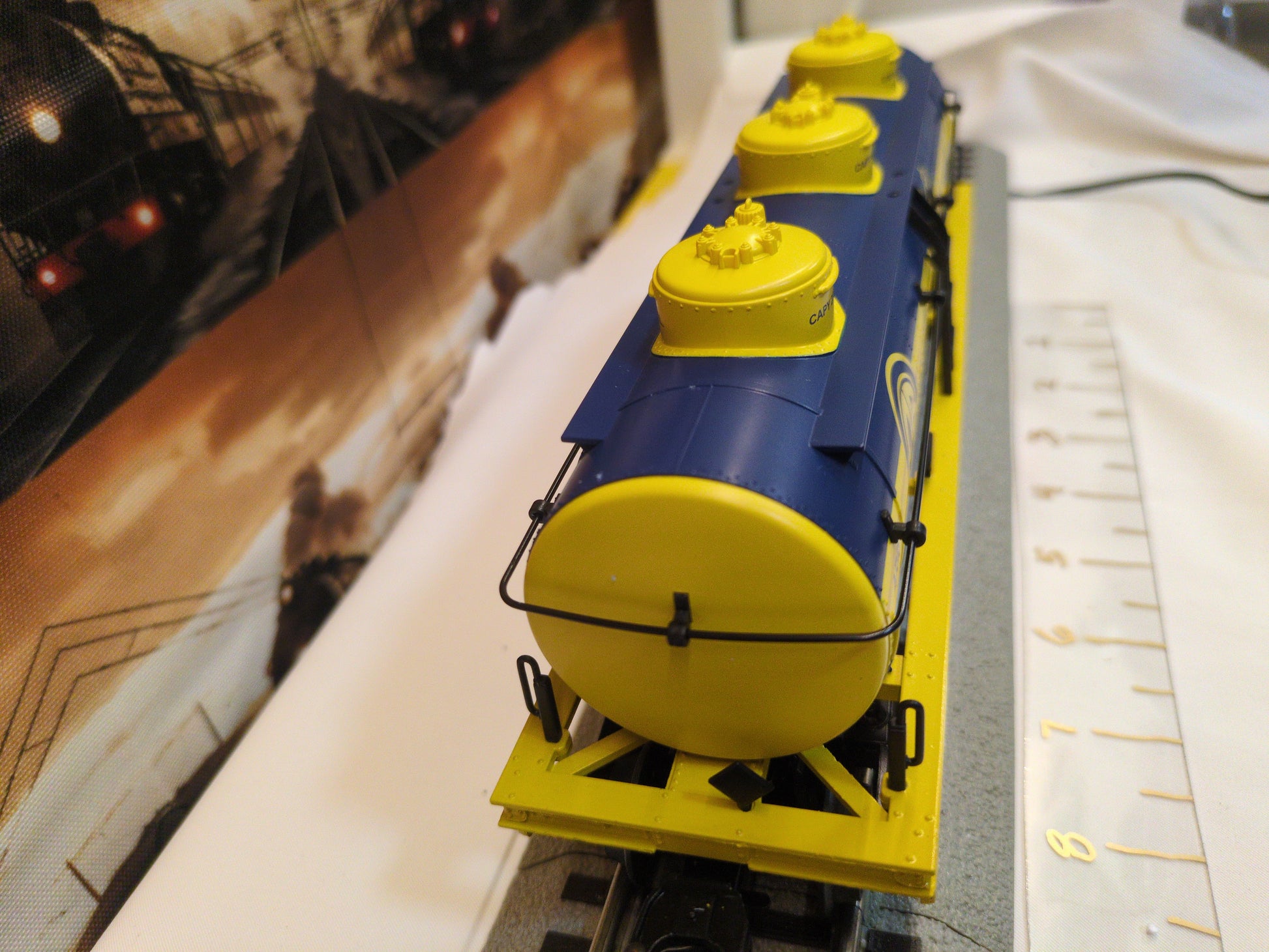 MTH RailKing Alaska 3-Dome Tank Car 30-73166