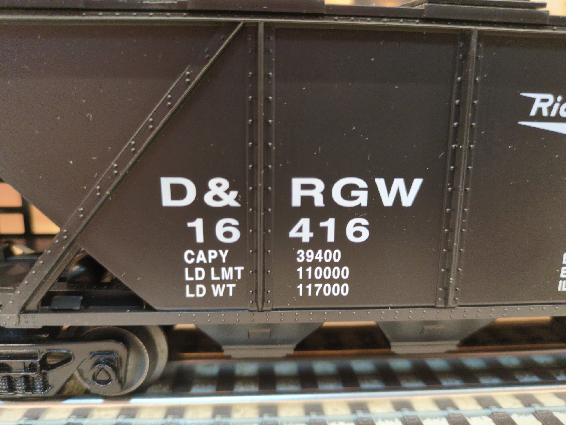 Lionel Denver & Rio Grande Hopper Car 6-16416