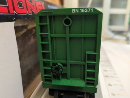 Lionel Burlington I-Beam Flatcar with Wood Load 6-16371