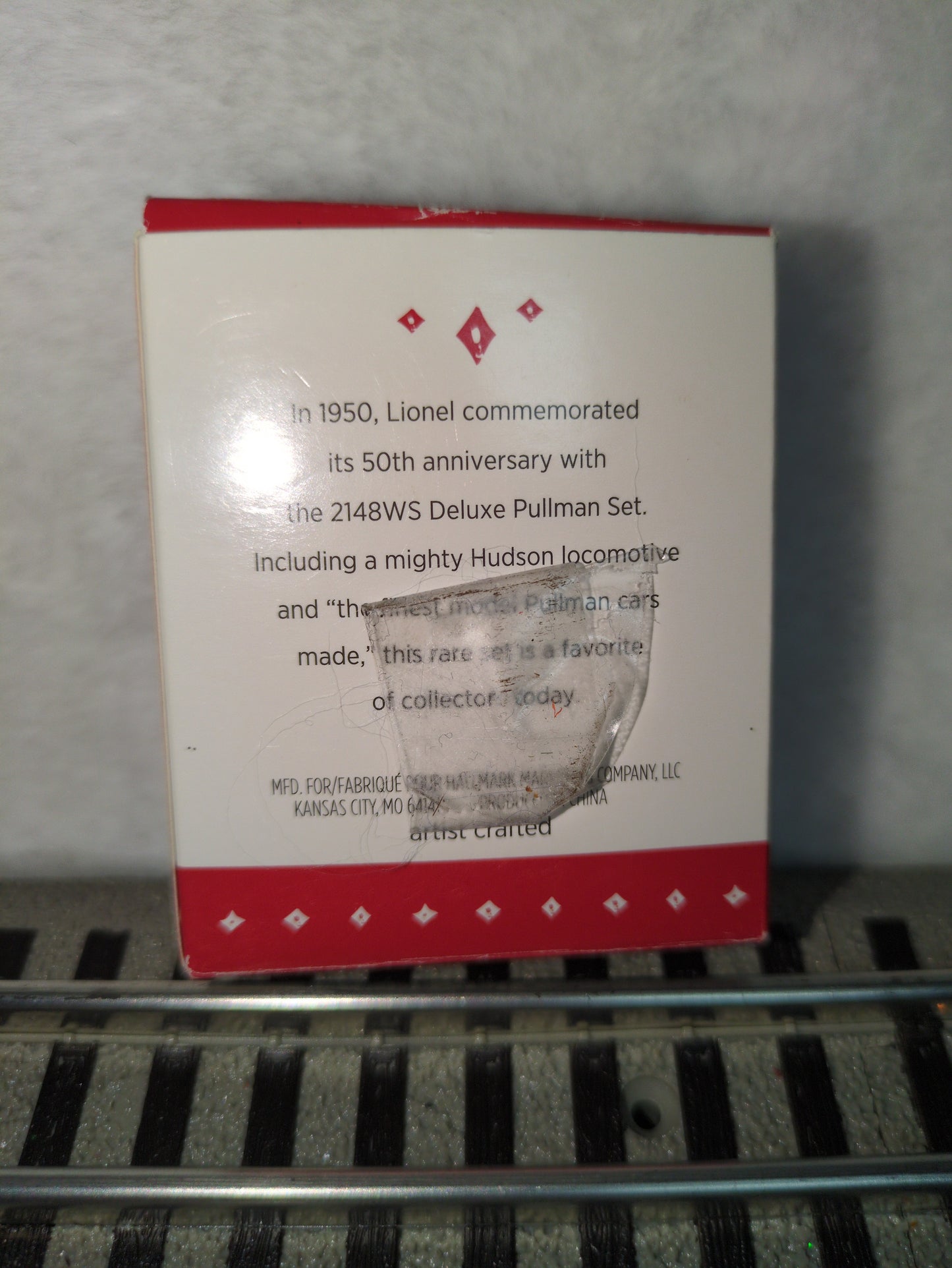 Hallmark Lionel 2148ws deluxe Pullman set ornament (2015)