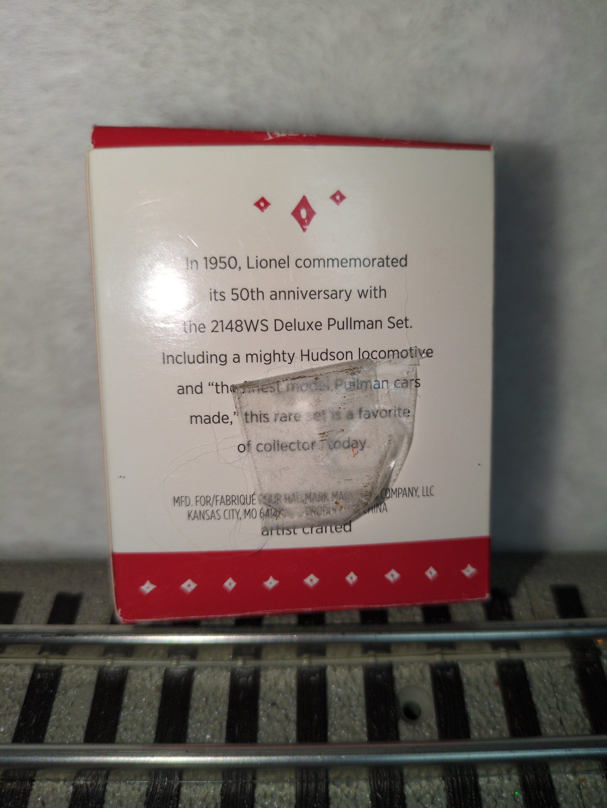 Hallmark Lionel 2148ws deluxe Pullman set ornament (2015)