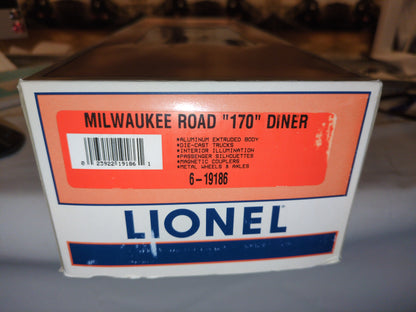 Lionel Milwaukee Road Hiawatha Skytop 15" Aluminum Passenger Car Set 6-19184 FREE SHIPPING!