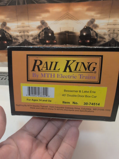 MTH RailKing Bessemer & Lake Erie Double Door Boxcar 30-74514