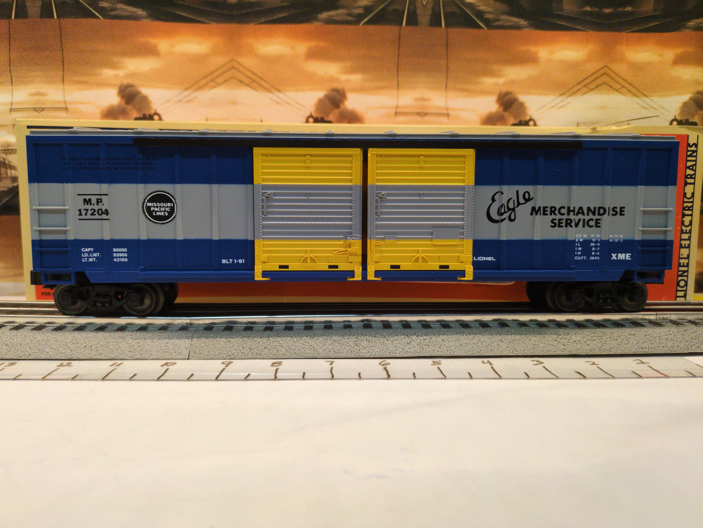 Lionel Missouri Pacific Boxcar 6-17204