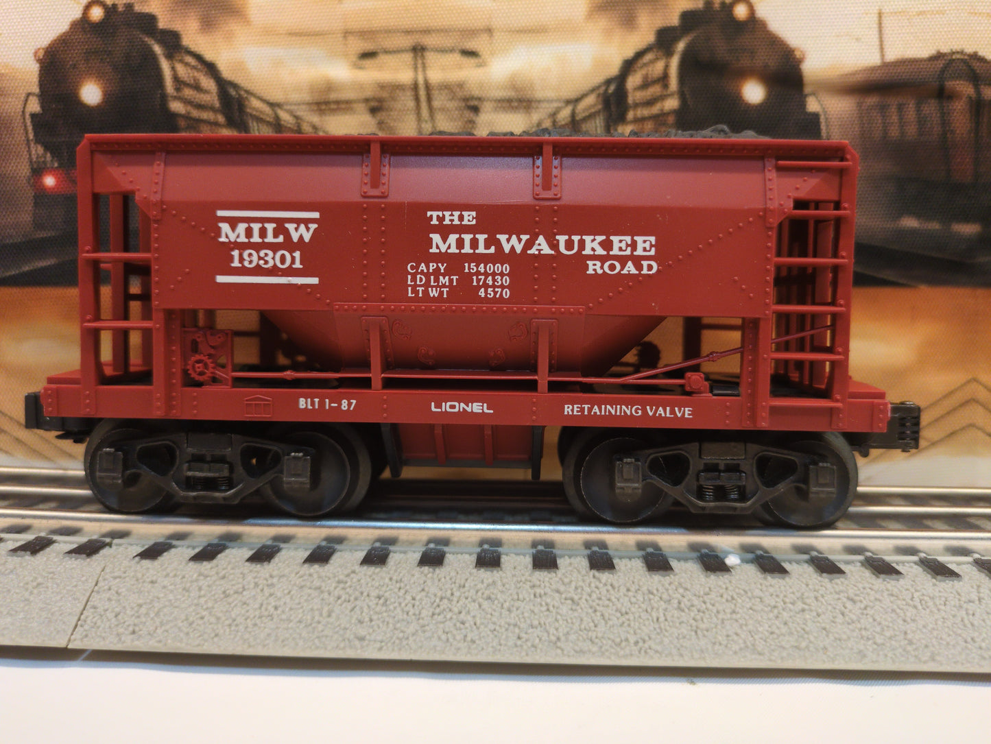 Lionel Milwaukee Road Ore Car 6-19301