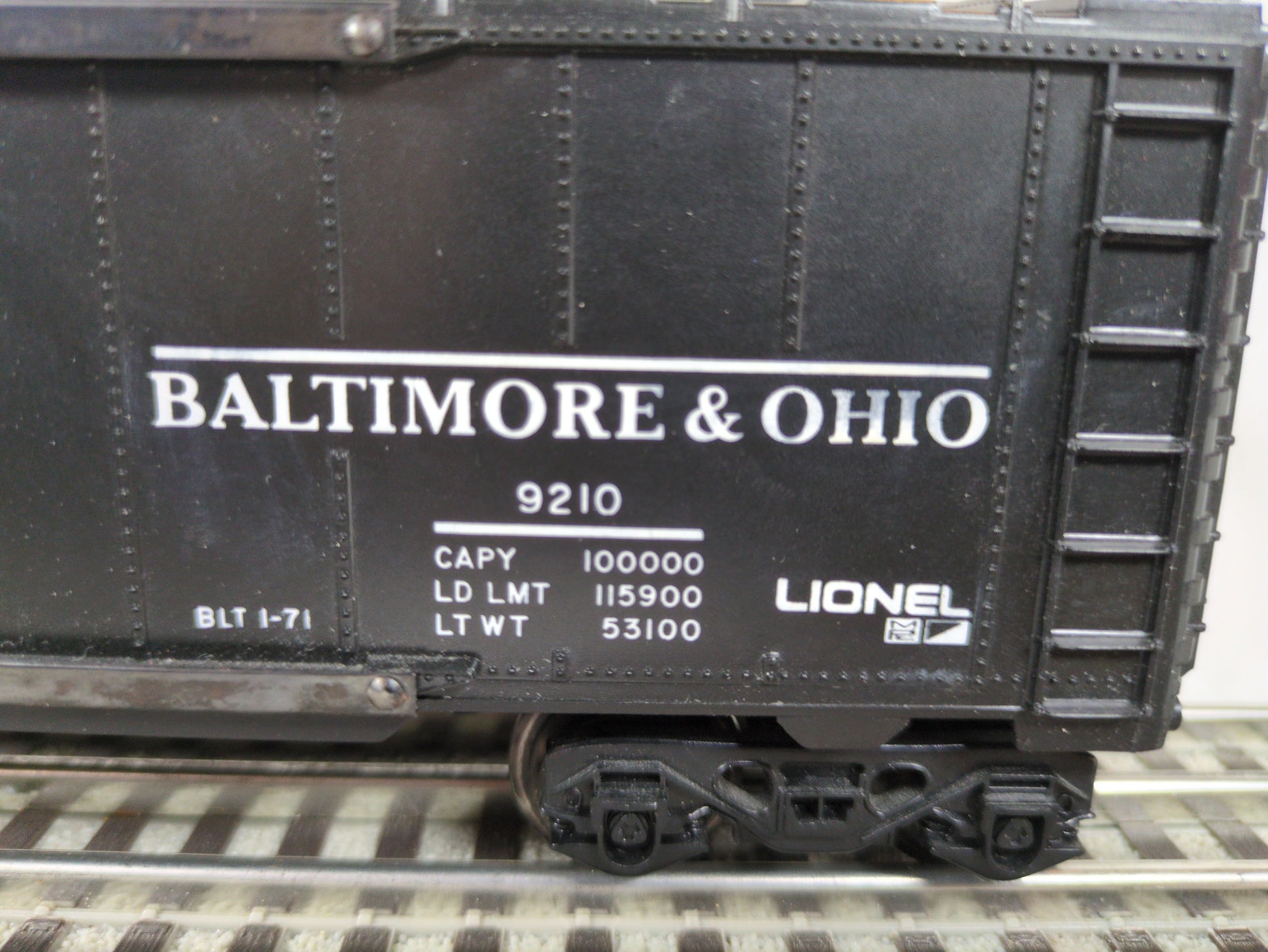 Lionel Baltimore and Ohio Boxcar 6-9210
