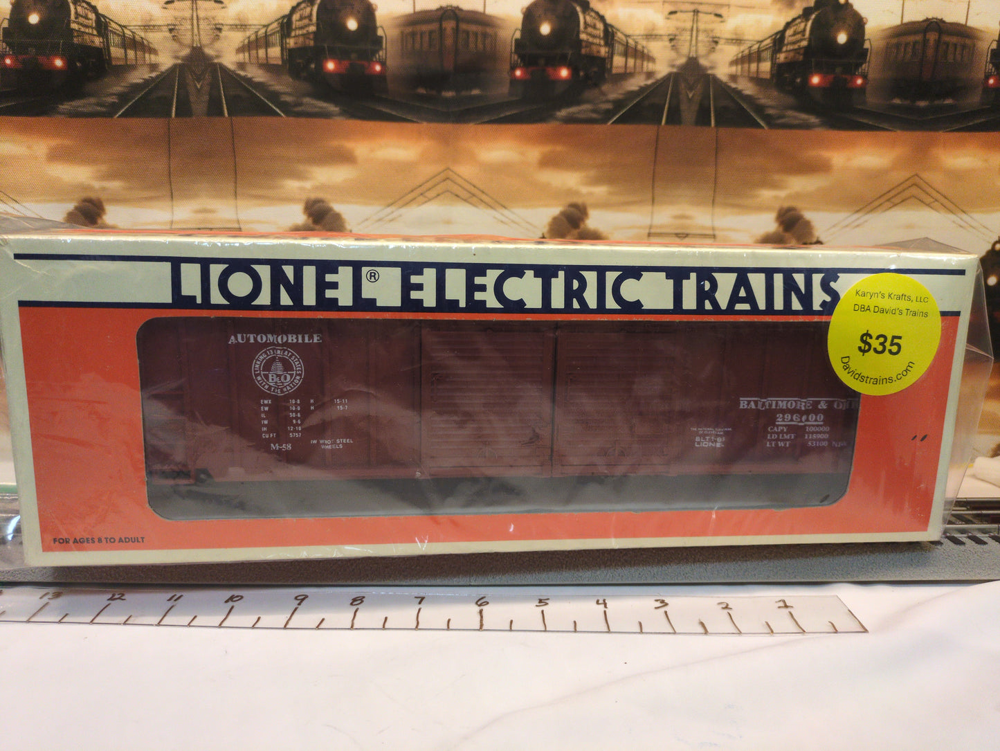 Lionel Baltimore & Ohio Boxcar 6-17209