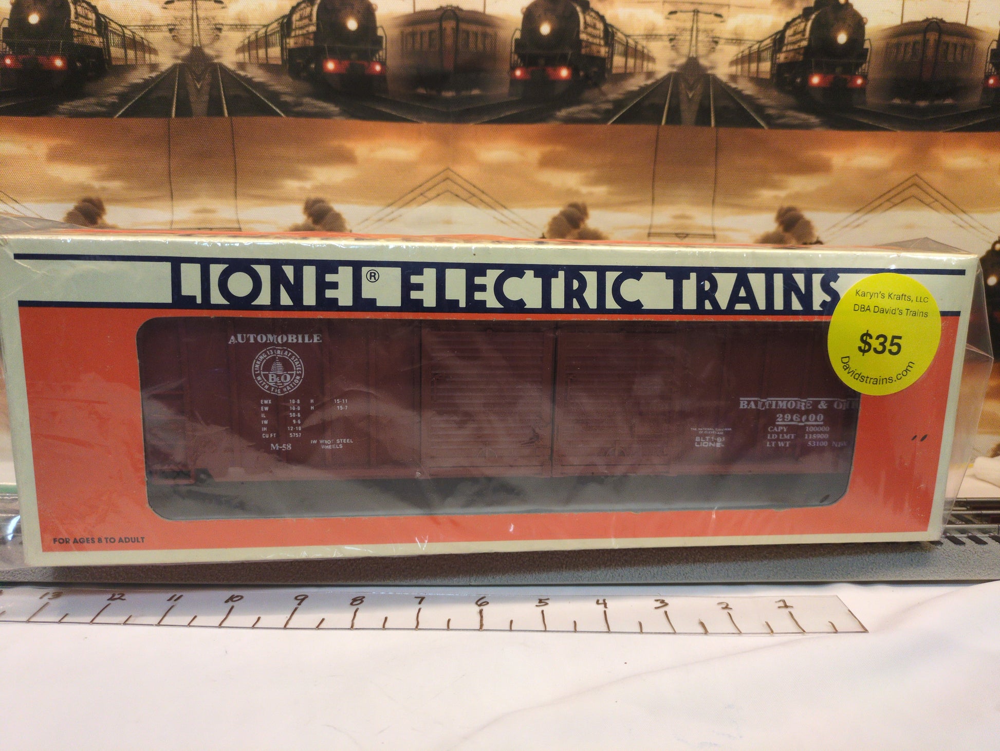 Lionel Baltimore & Ohio Boxcar 6-17209