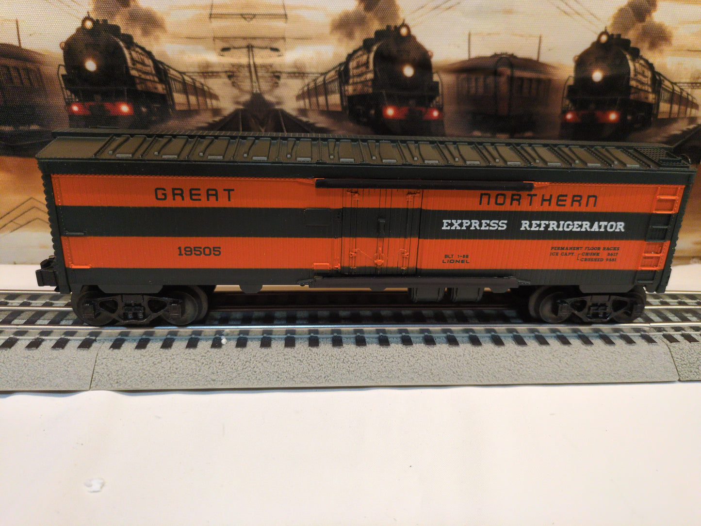 Lionel Great Northern Refrigerator Car 6-19505