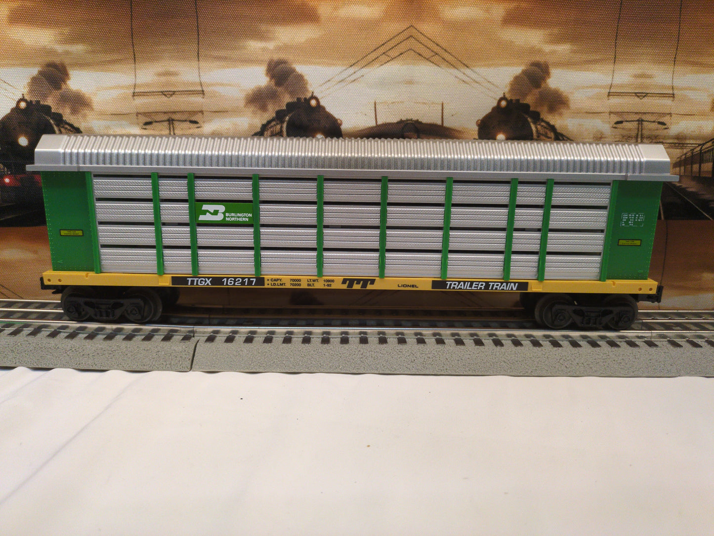Lionel Burlington Northern Auto Carrier 6-16217