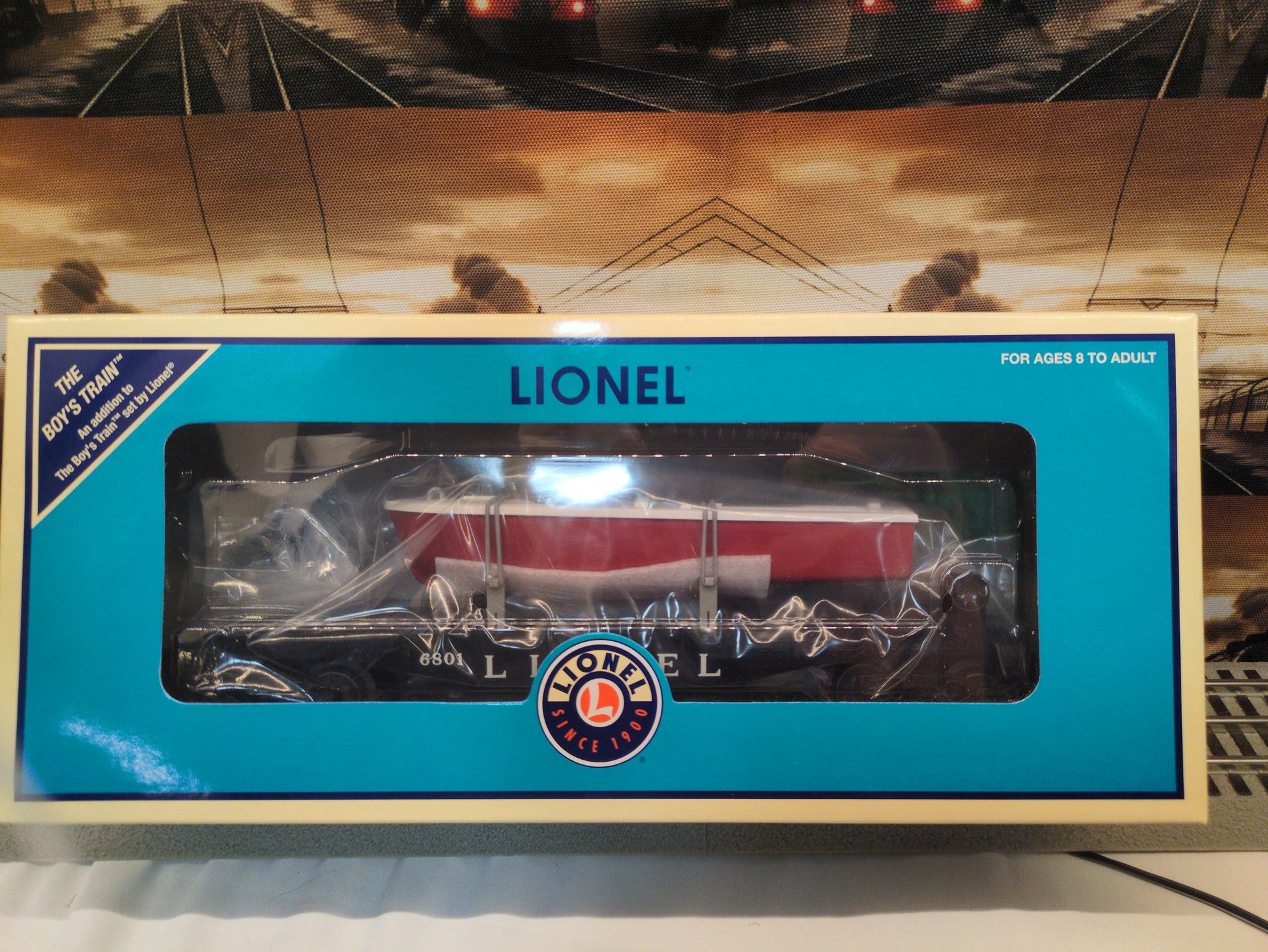 Lionel Lines Boat Flatcar 6-26078