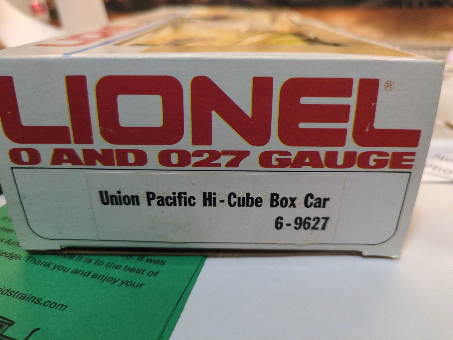 Lionel Union Pacific Hi-Cube Boxcar 6-9627