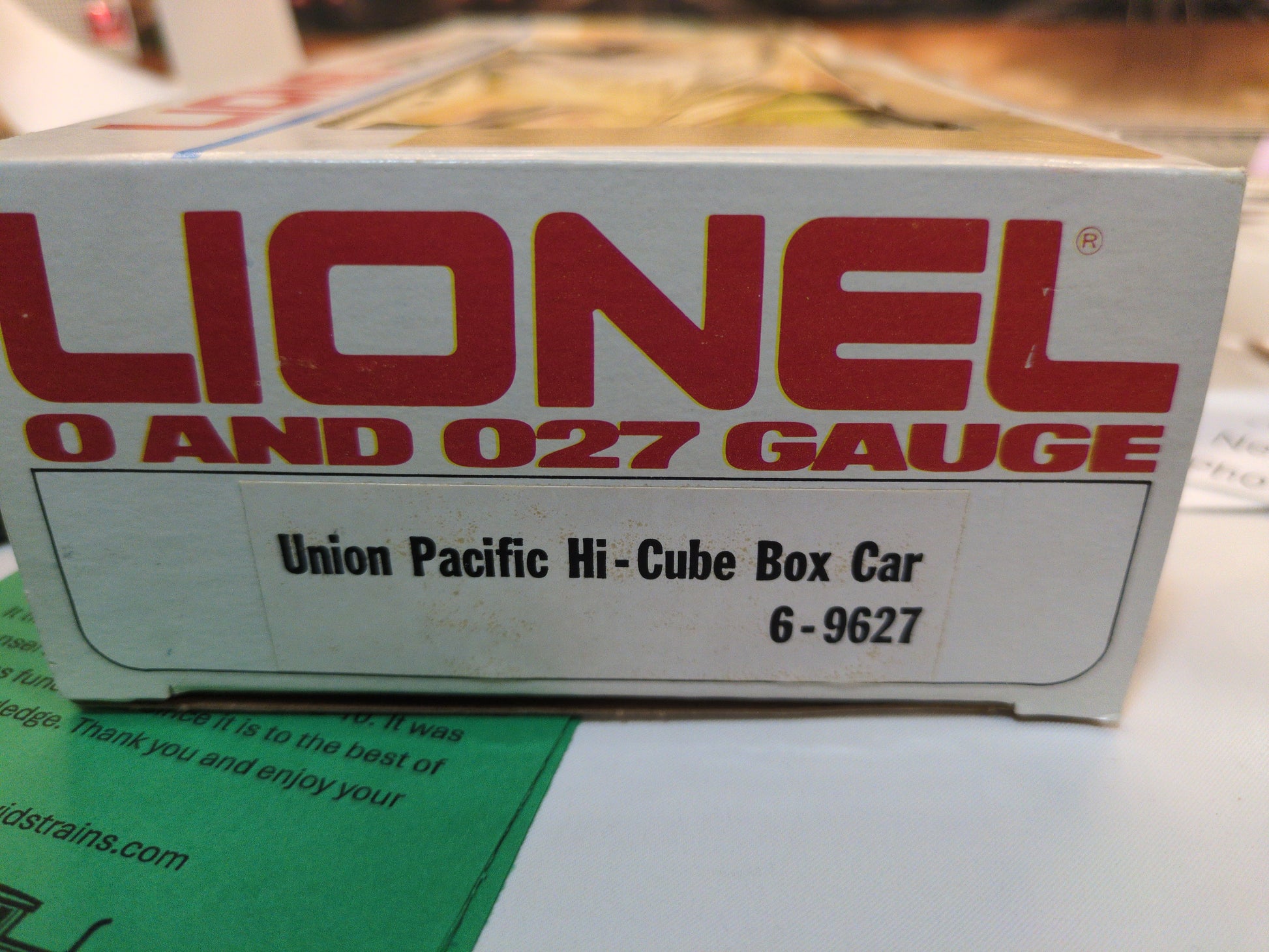 Lionel Union Pacific Hi-Cube Boxcar 6-9627