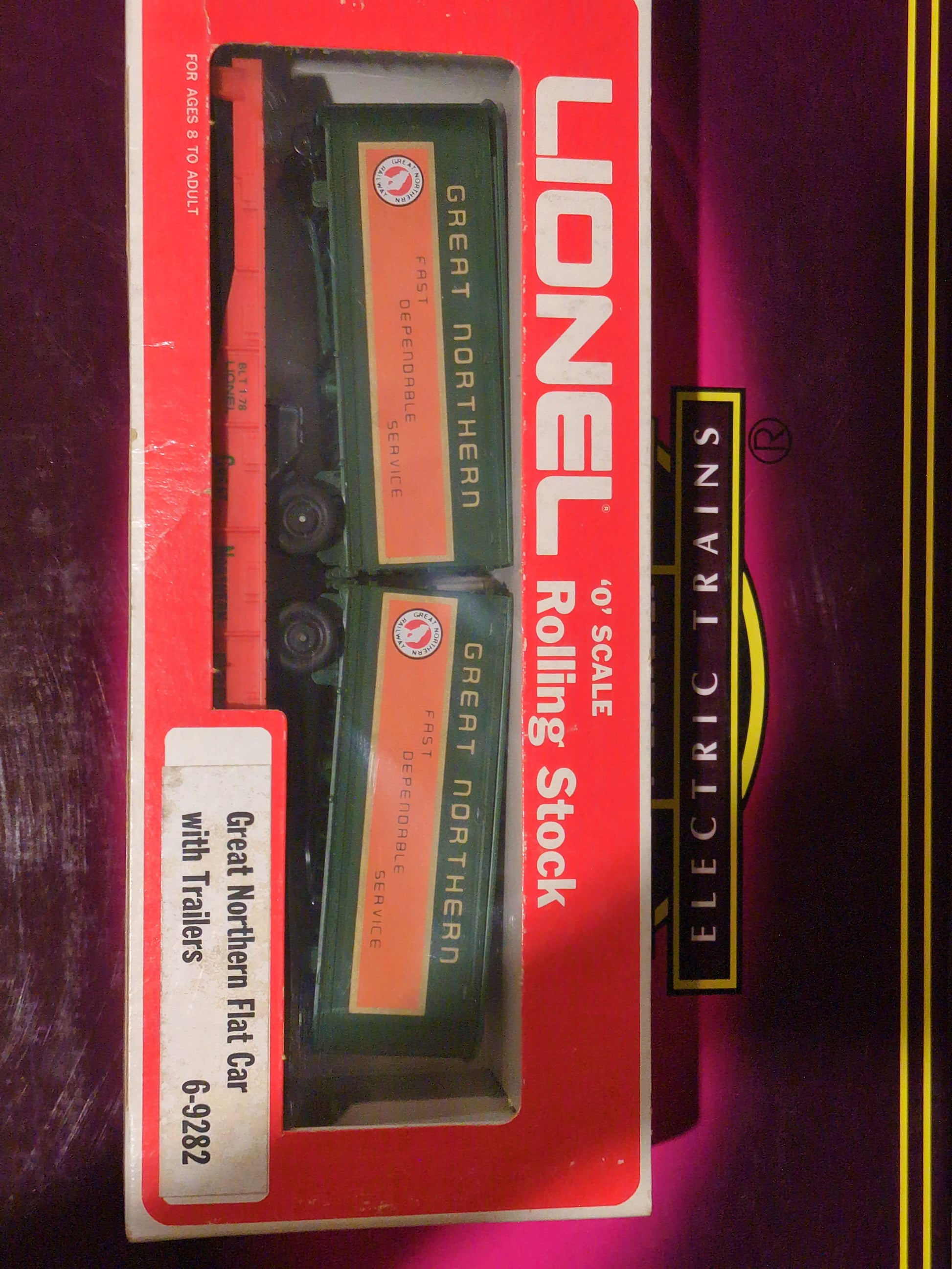 Lionel 6-9282 Great Northern Flatcar 