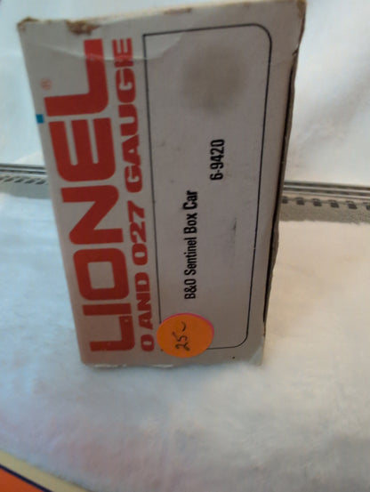 Lionel Baltimore and Ohio Boxcar 6-9420