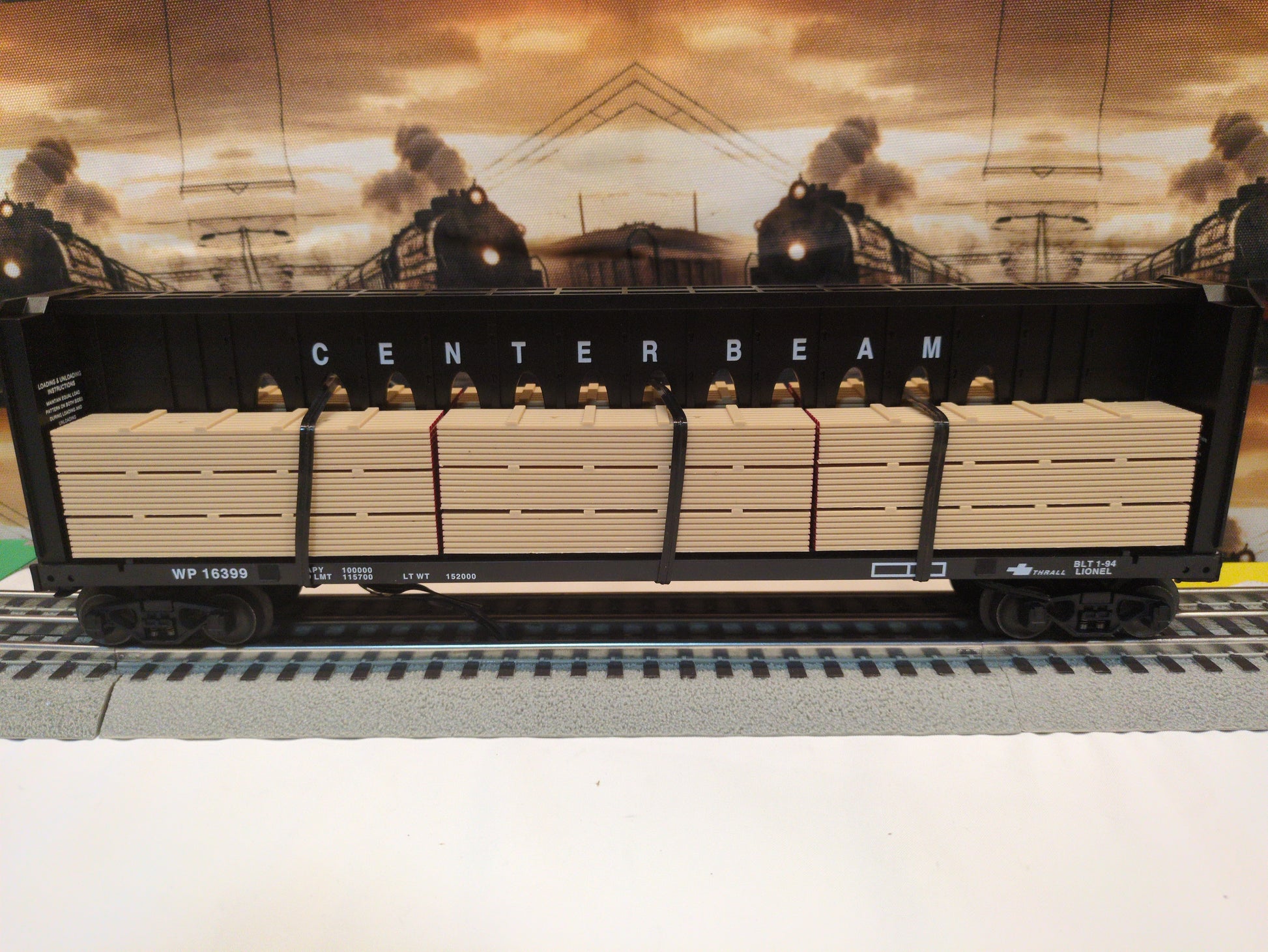 Lionel Western Pacific Flatcar 6-16399