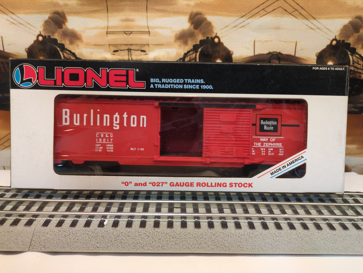 Lionel Burlington Boxcar 6-19217