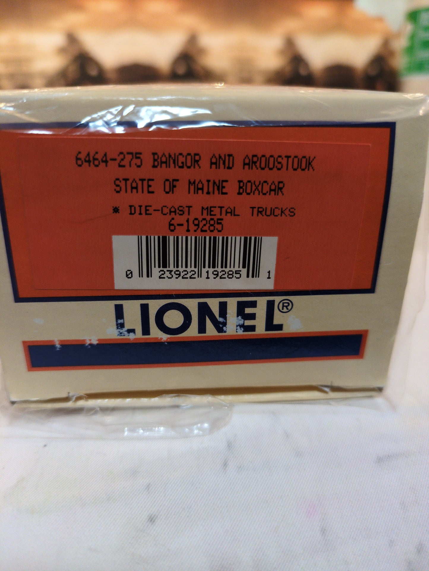 Lionel Bangor and Aroostook State of Maine Boxcar 6-19285