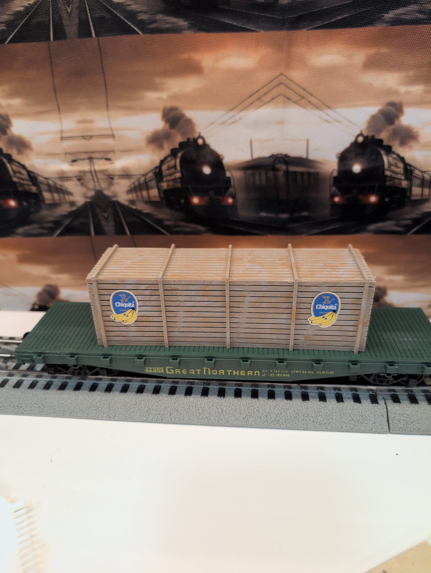 AHM Great Northern Flatcar 7301C