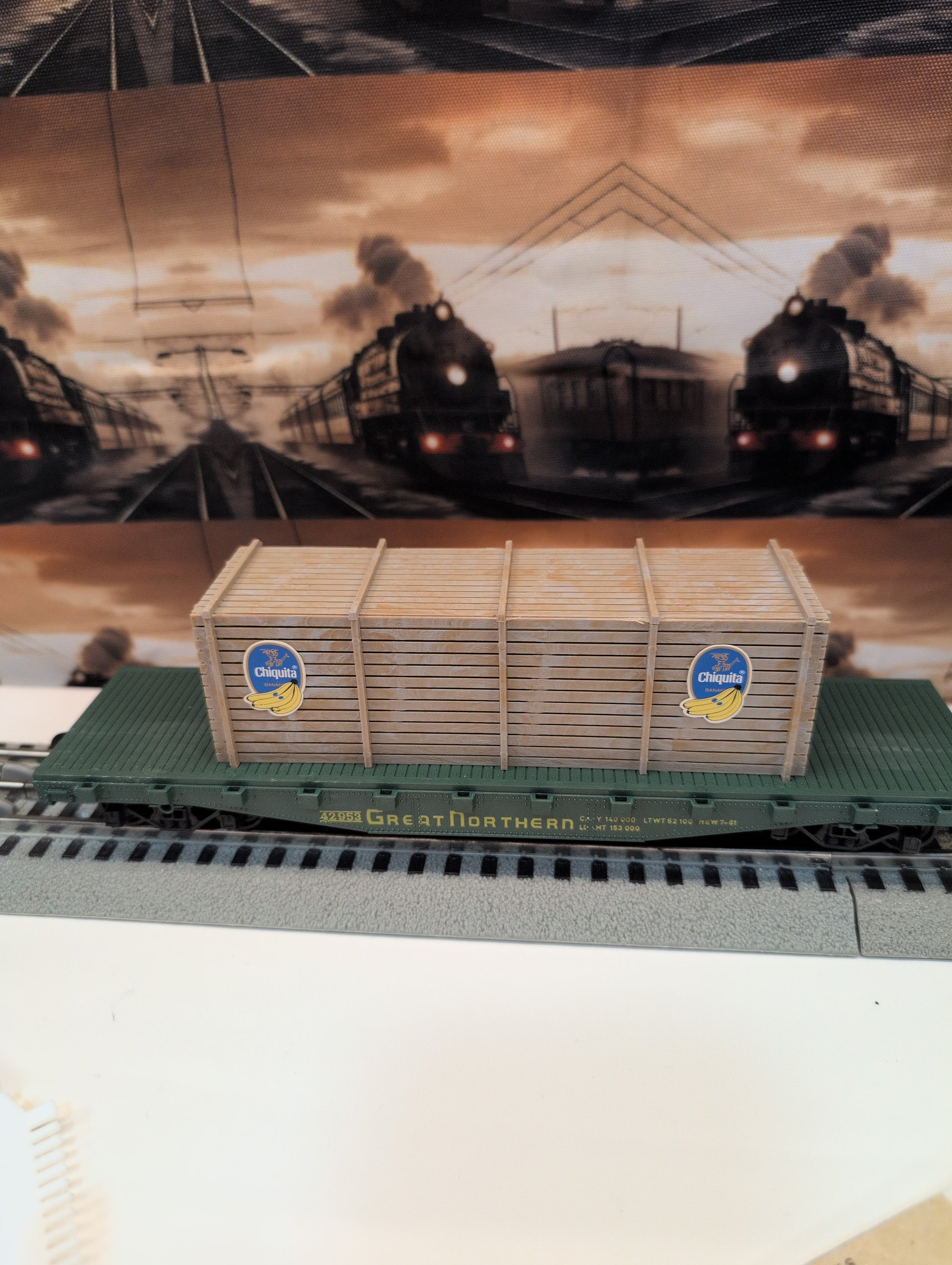 AHM Great Northern Flatcar 7301C