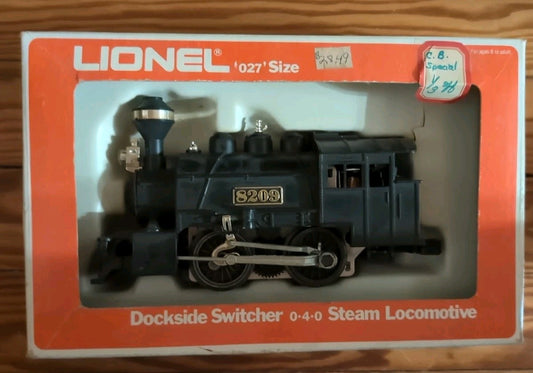 LIONEL 6-8209 DOCKSIDE SWITCHER LOCOMOTIVE With Box Missing Box Film