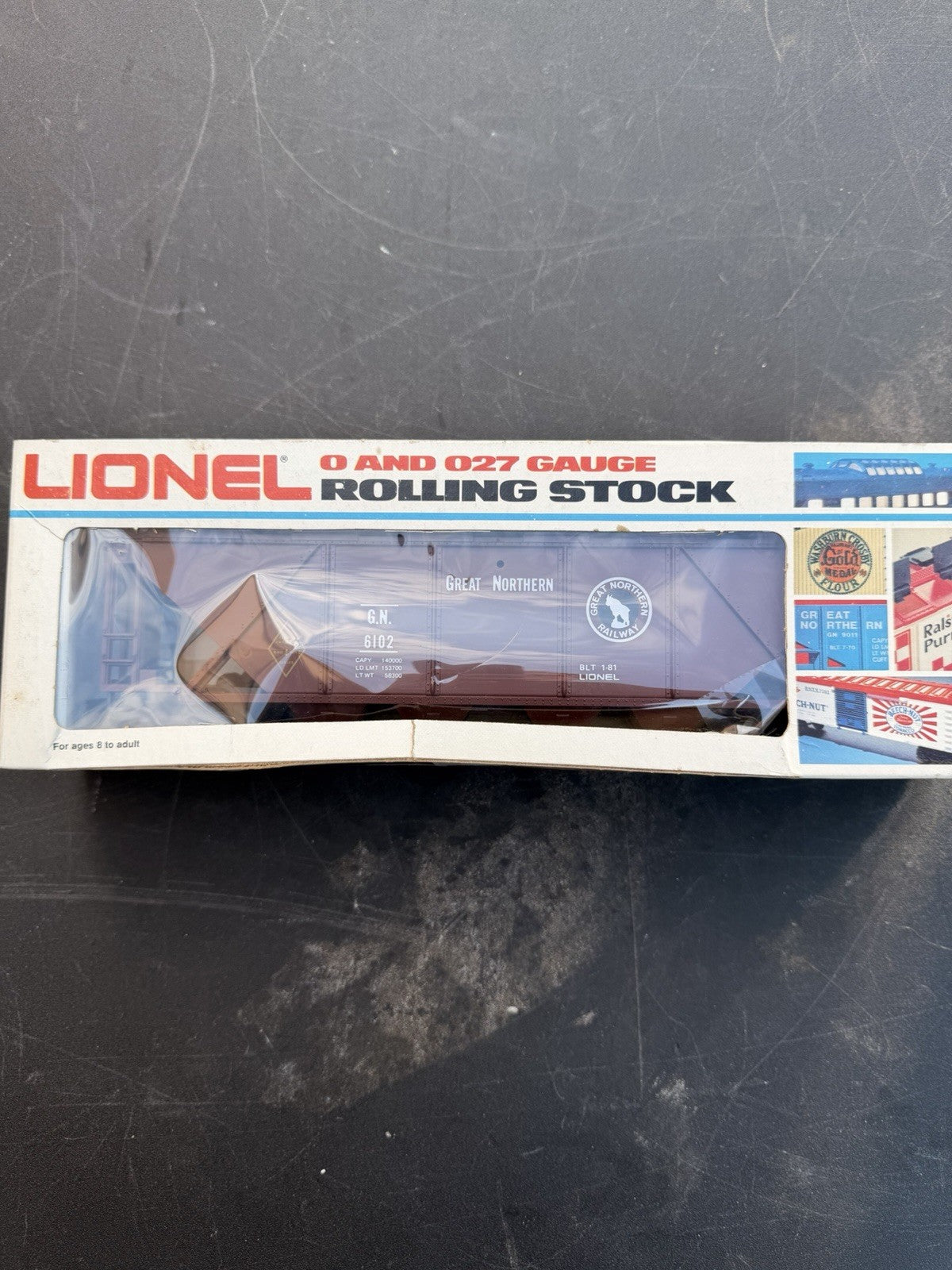 Lionel Great Northern 4-Bay Covered Hopper EX/Box 6-6102