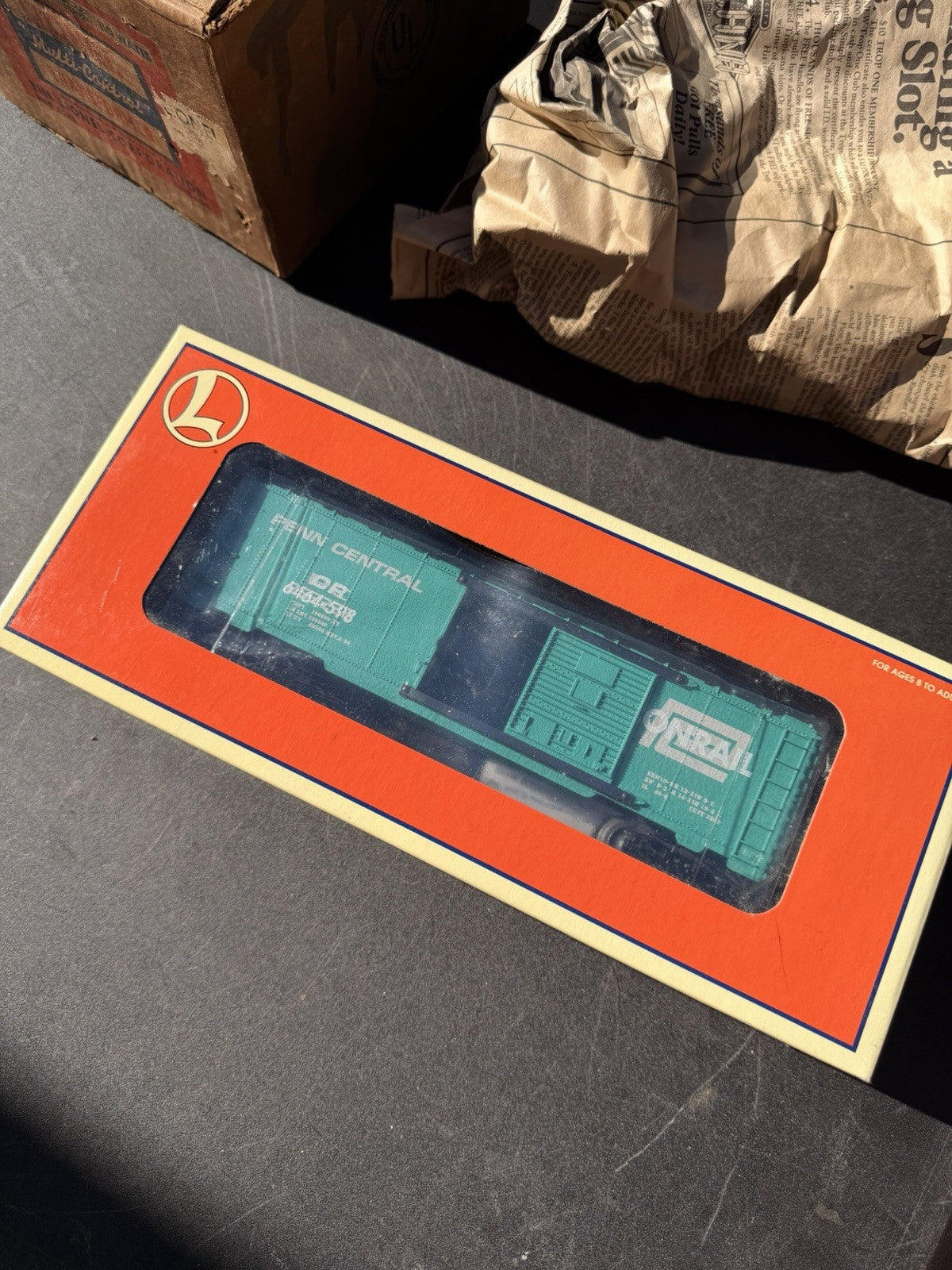 Lionel Conrail Penn Central Overapray Boxcar 6464-598