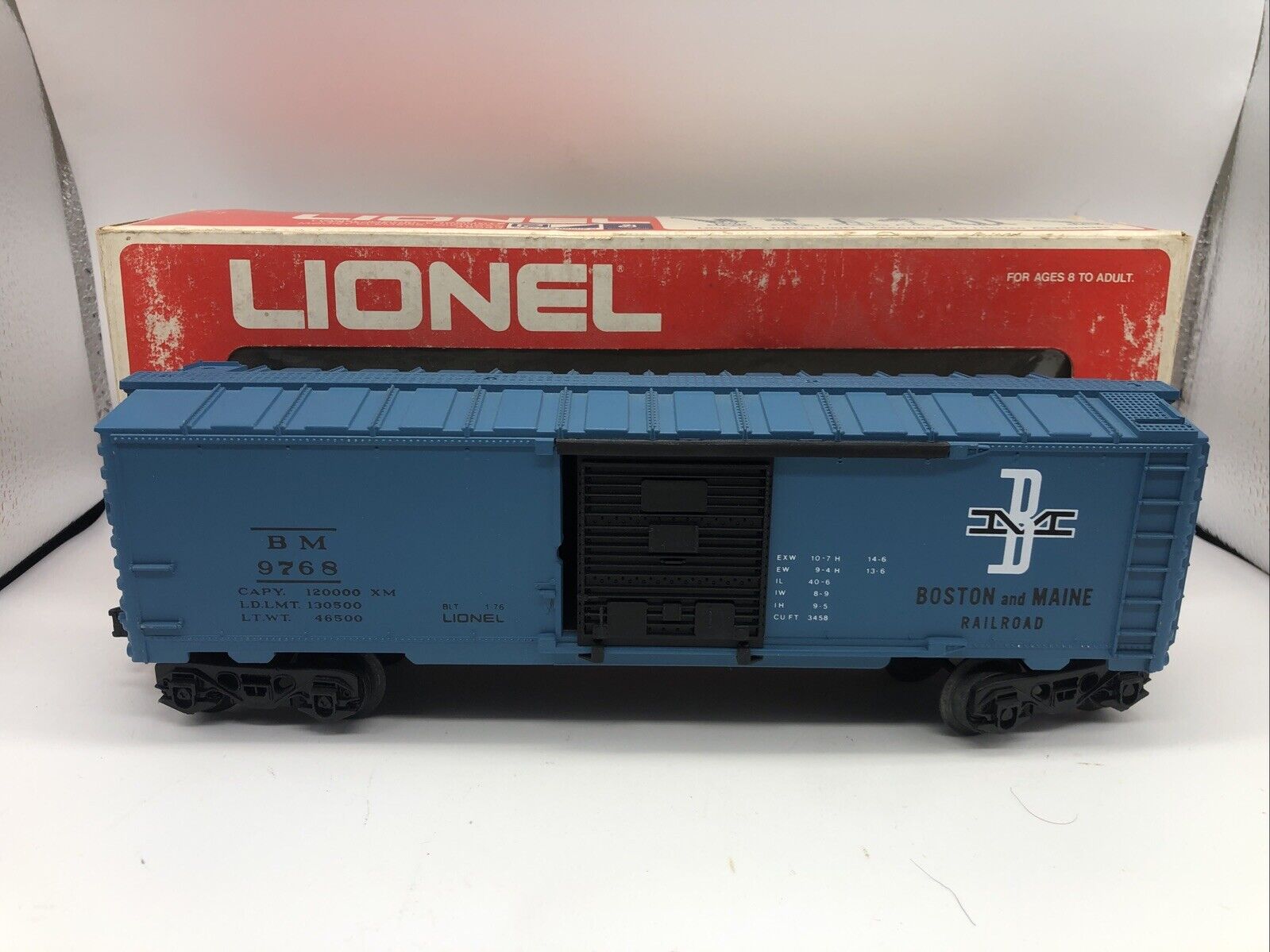 Lionel Boston and Maine Box Car 6-9768
