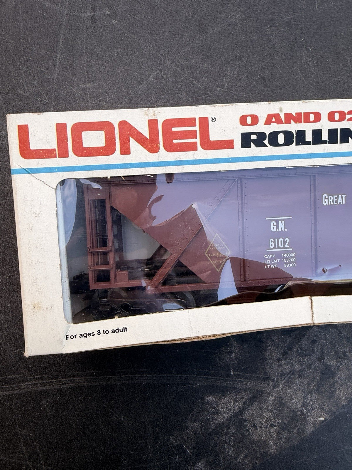 Lionel Great Northern 4-Bay Covered Hopper EX/Box 6-6102