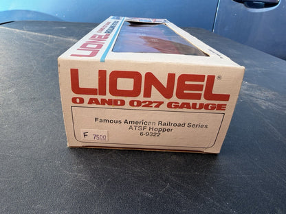 Lionel Atchison Topeka and Santa Fe (AT&SF) Hopper Car 6-9322