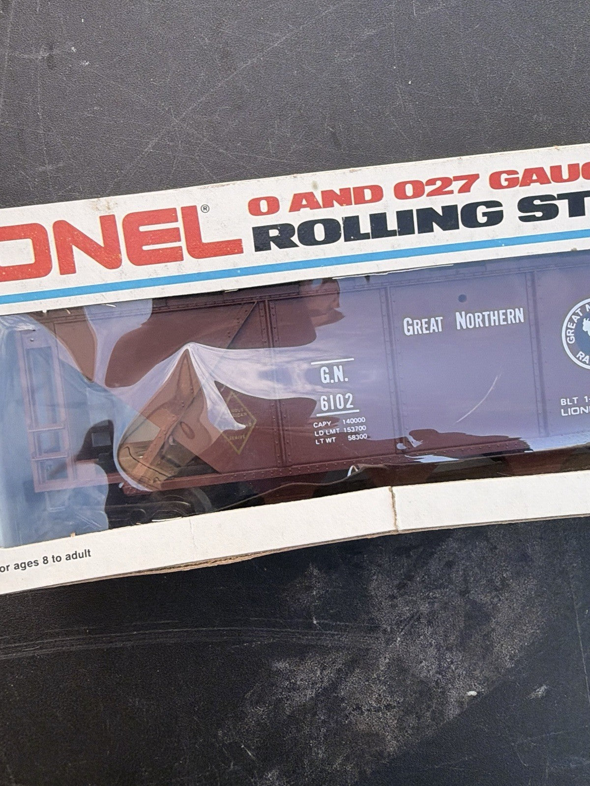 Lionel Great Northern 4-Bay Covered Hopper EX/Box 6-6102