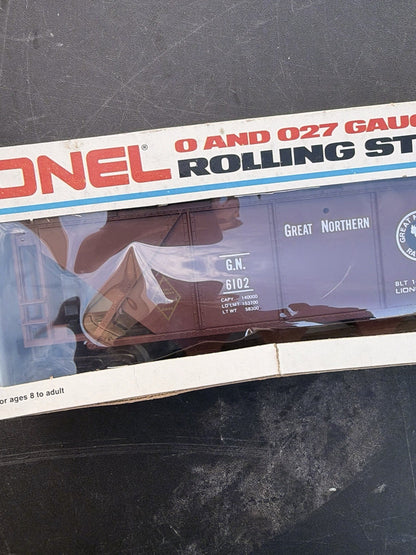Lionel Great Northern 4-Bay Covered Hopper EX/Box 6-6102