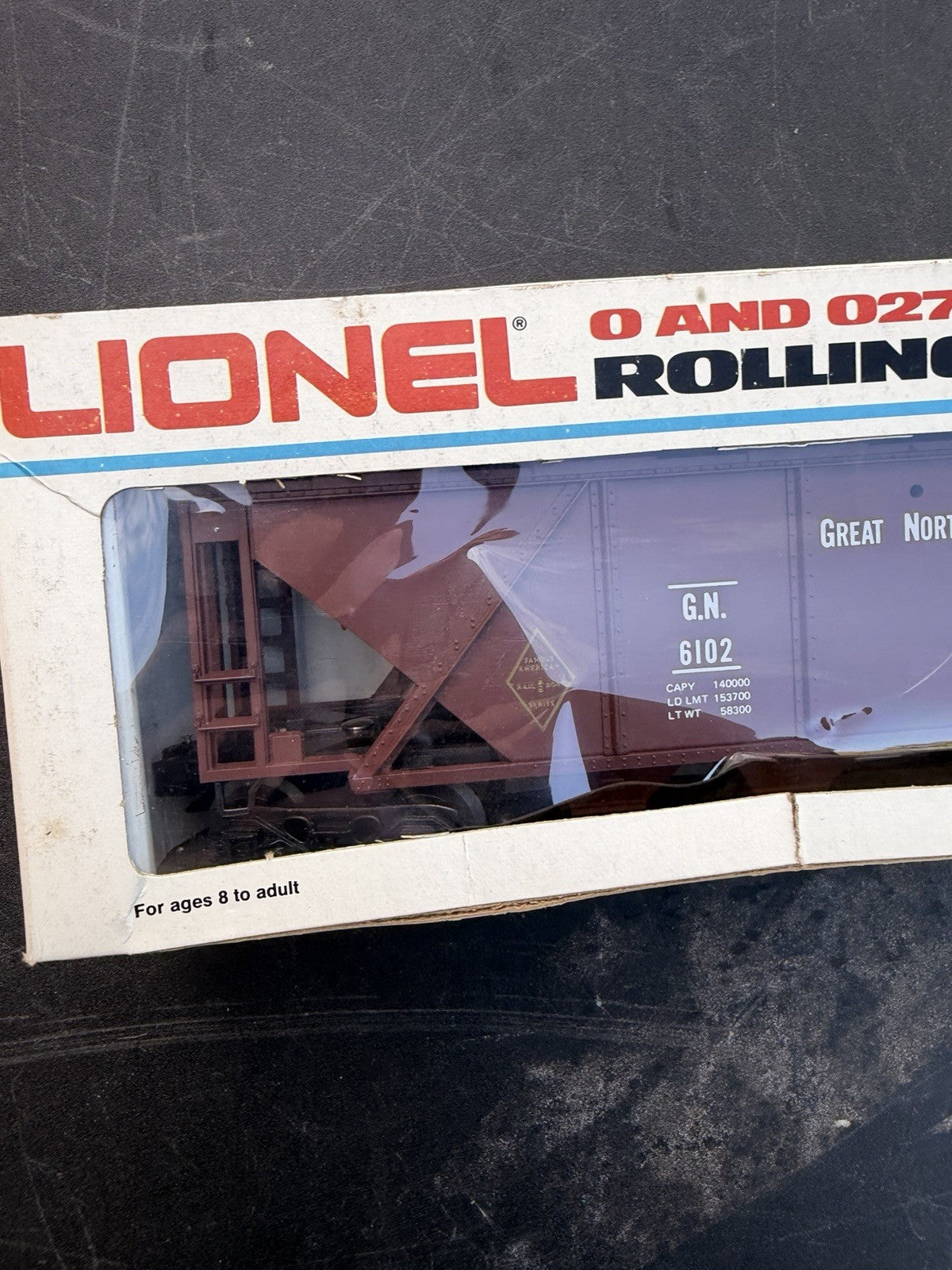 Lionel Great Northern 4-Bay Covered Hopper EX/Box 6-6102
