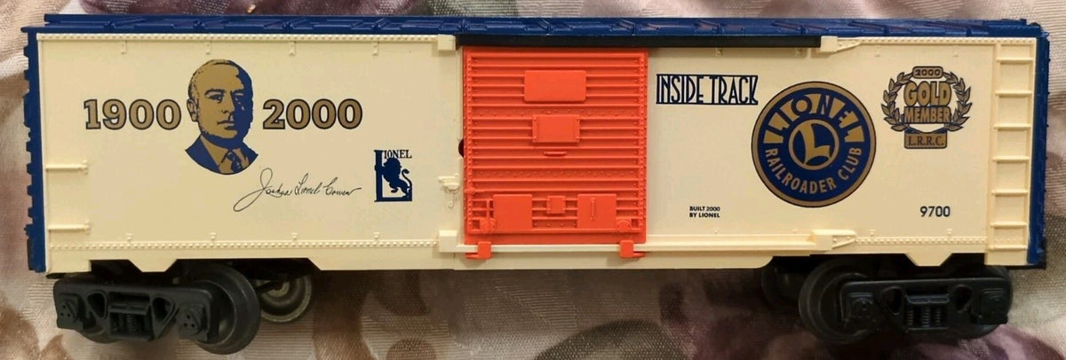 Lionel 6-19991 Gold Member Railroader Club Boxcar O Gauge