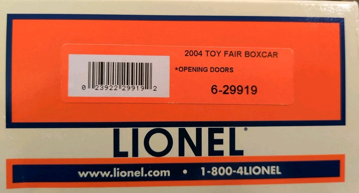 Lionel Box Car 6-29919