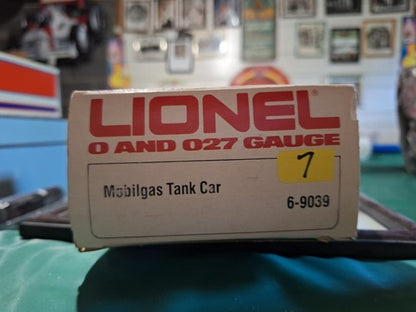 Lionel Mobil Gas Single Dome Tank Car 6-9039