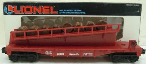 Lionel Santa Fe Barrel Ramp Car 6-16306